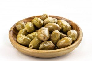 Small Green olives 